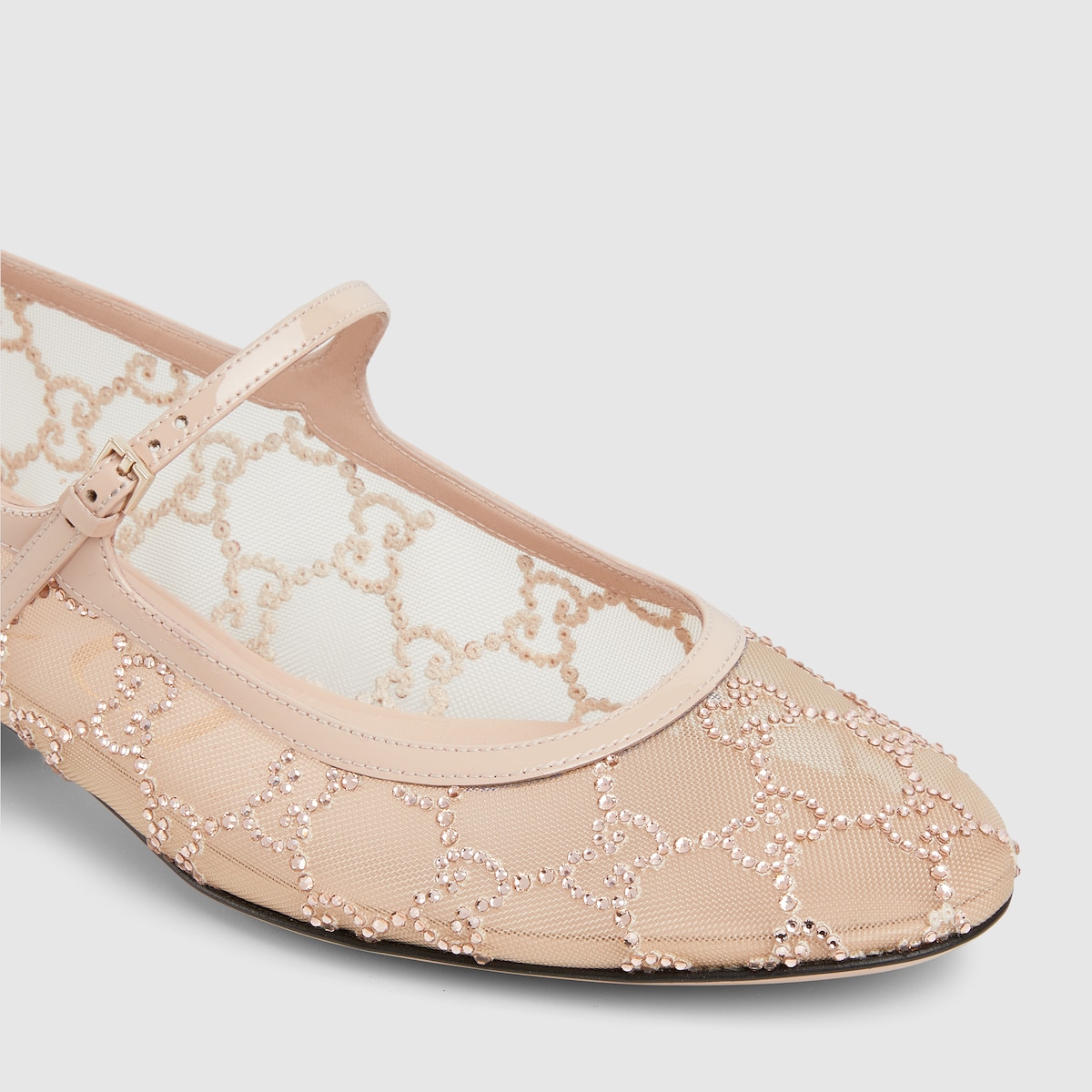 Gucci Women’s GG crystal ballet flat - Image 4